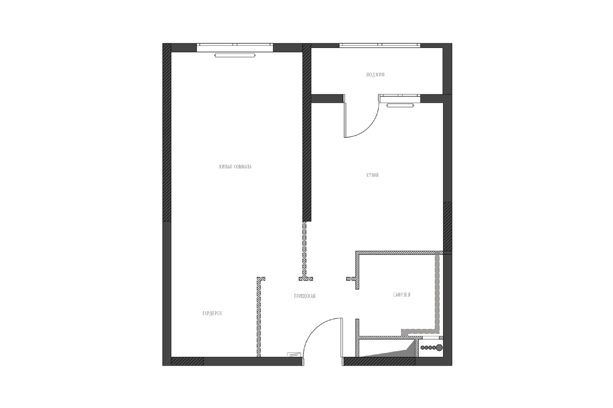 Обмерный план