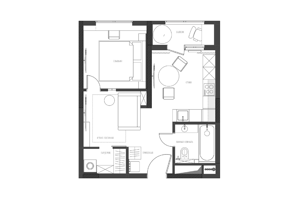 Итоговое планировочное решение