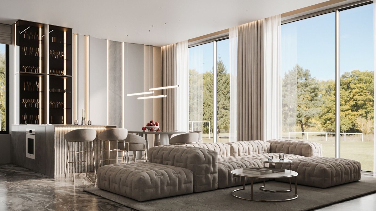 Коммерческое предложение дизайнера интерьера, работа студии VPROEKTE