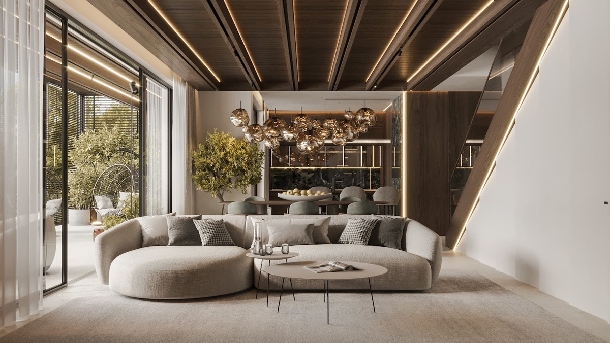 Коммерческое предложение дизайнера интерьера, работа студии VPROEKTE