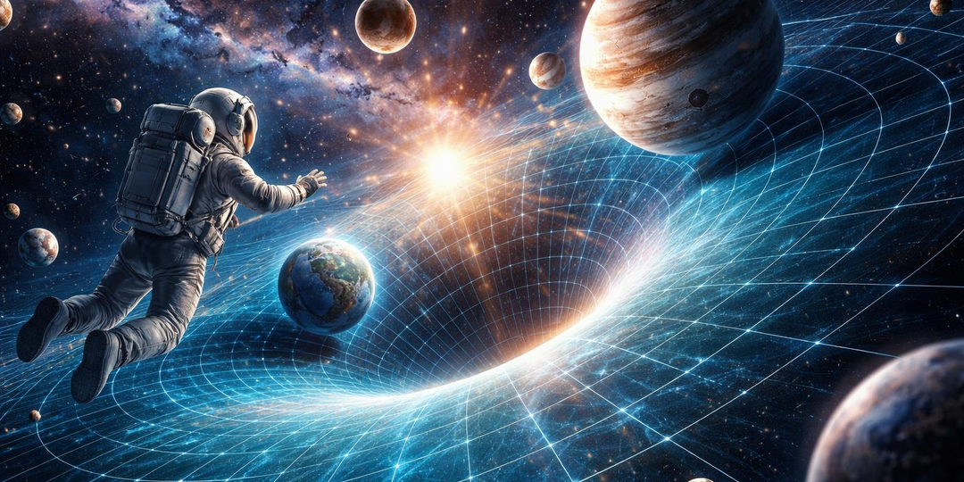 Гравитации как силы не существует: почему мы не падаем, а просто движемся по кривому пространству Эйнштейна