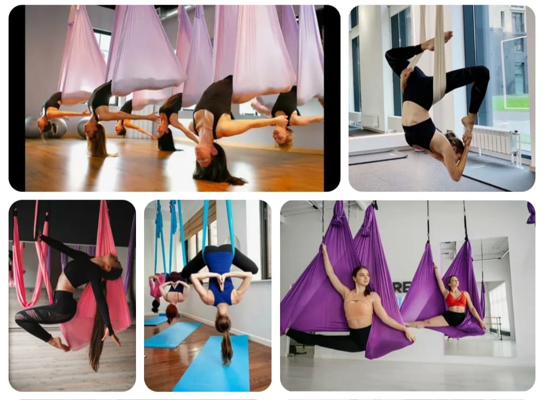 Пример занятия аэрострейчингом