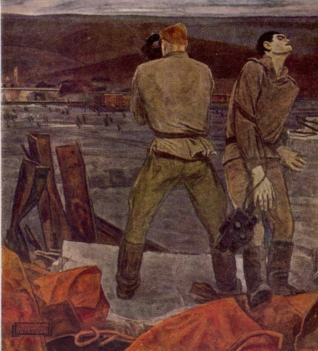 художник А. Ю. Никич "Военные корреспонденты"