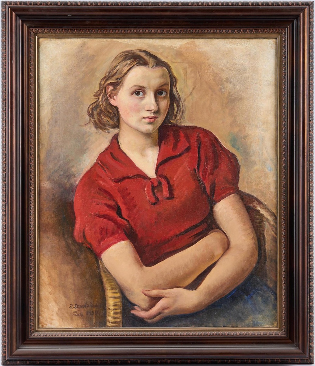 Серебрякова Зинаида Евгеньевна, "Портрет Кати Серебряковой"