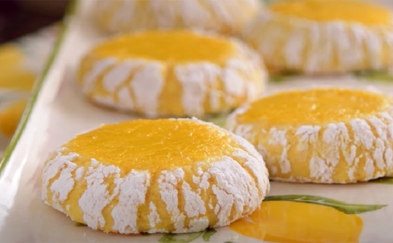 Нежный лимонный десерт с мягким курдом: домашнее печенье, похожее на лучшее пирожное