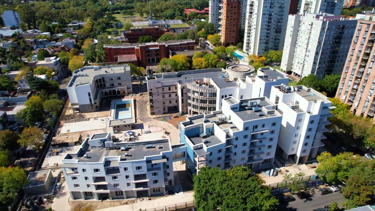 Стрительство нового комплекса зданий российской дипломатической миссии в Аргентине 