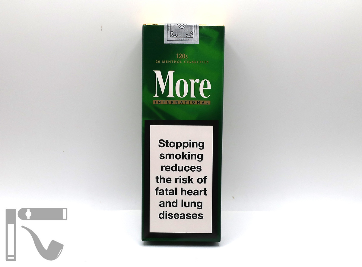 Сигареты More International Menthol. Фото: © канал "Уголок Курильщика"