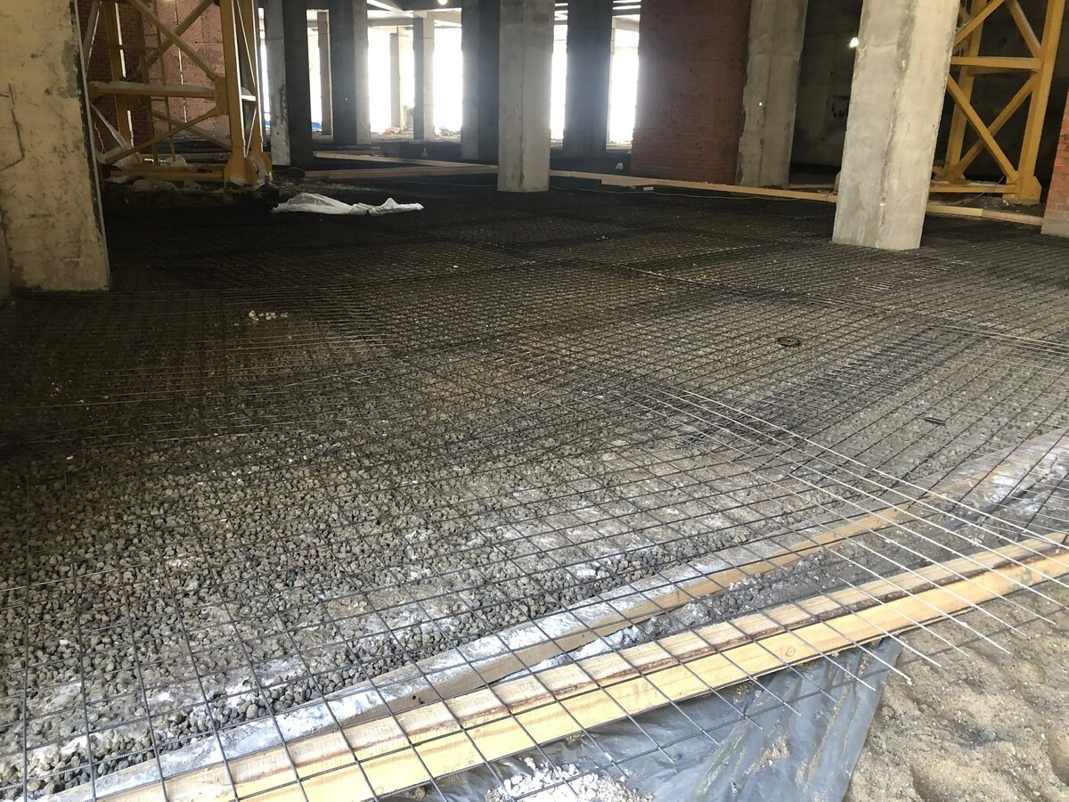 Армирование стяжки