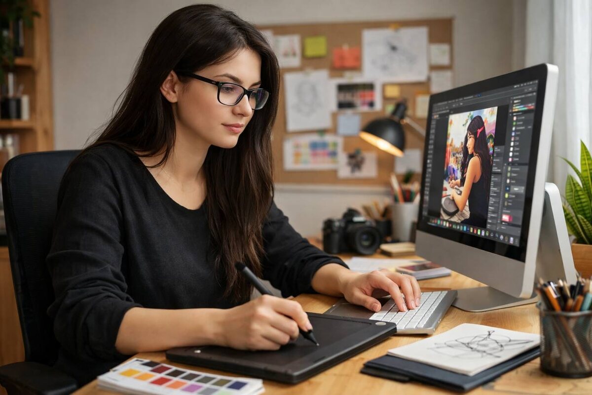 «С нуля» к профессии дизайнера — пошаговый план. Отвечаем на главные вопросы о курсах, портфолио и поиске работы для джуниоров в сфере веб- и графического дизайна. Ваш путь в креативную профессию начинается здесь.