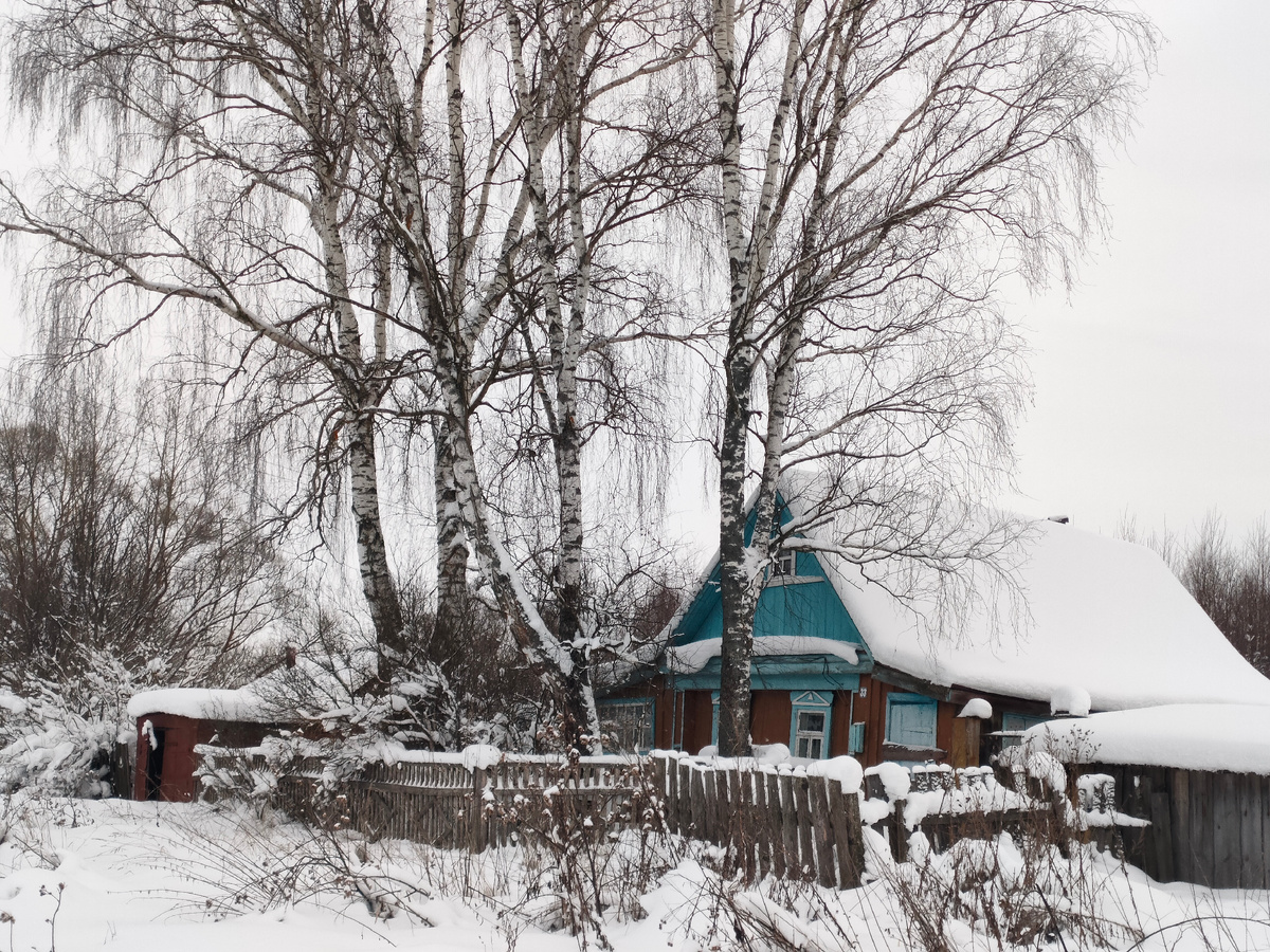 Миленький домик на окраине села.