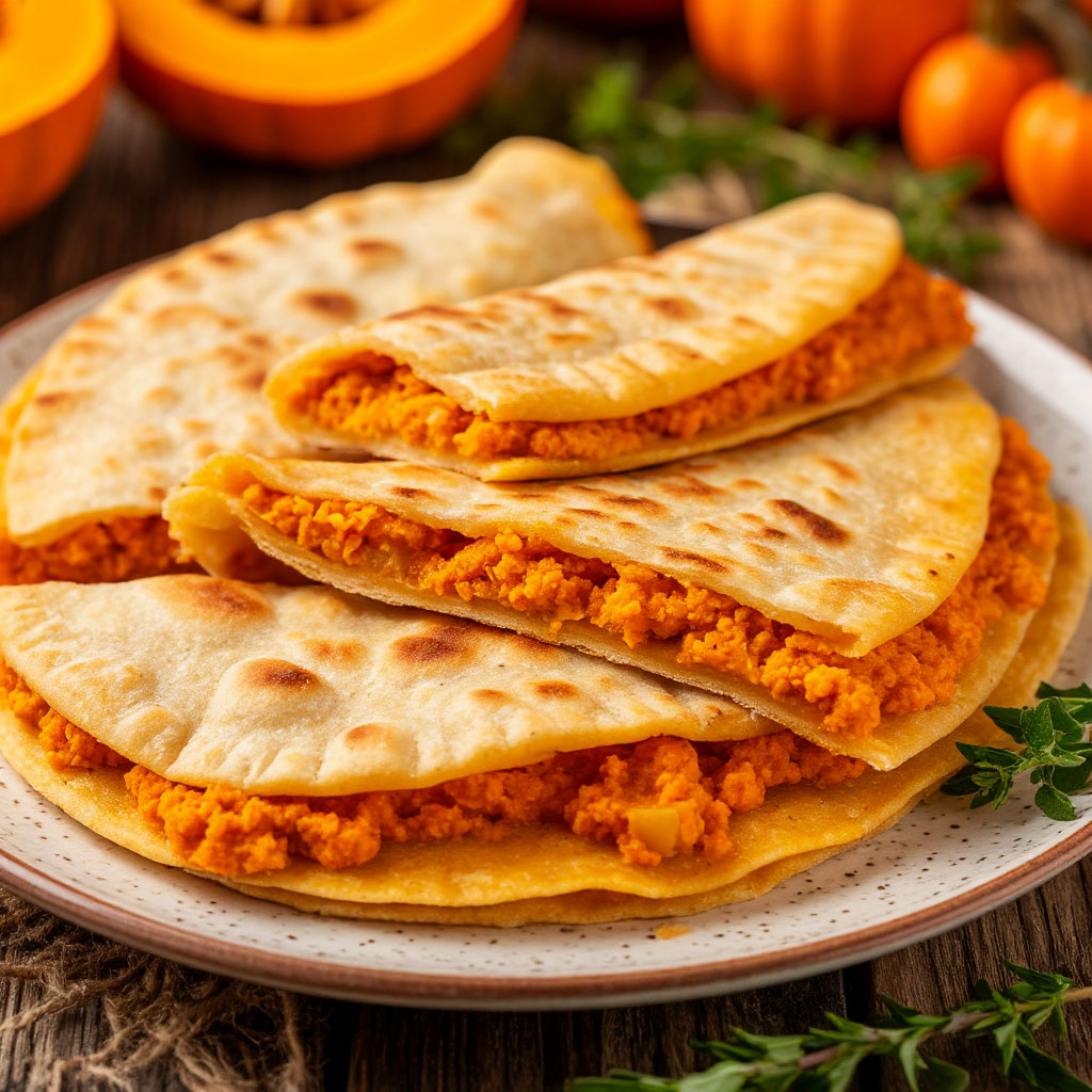 Кутабы с тыквой