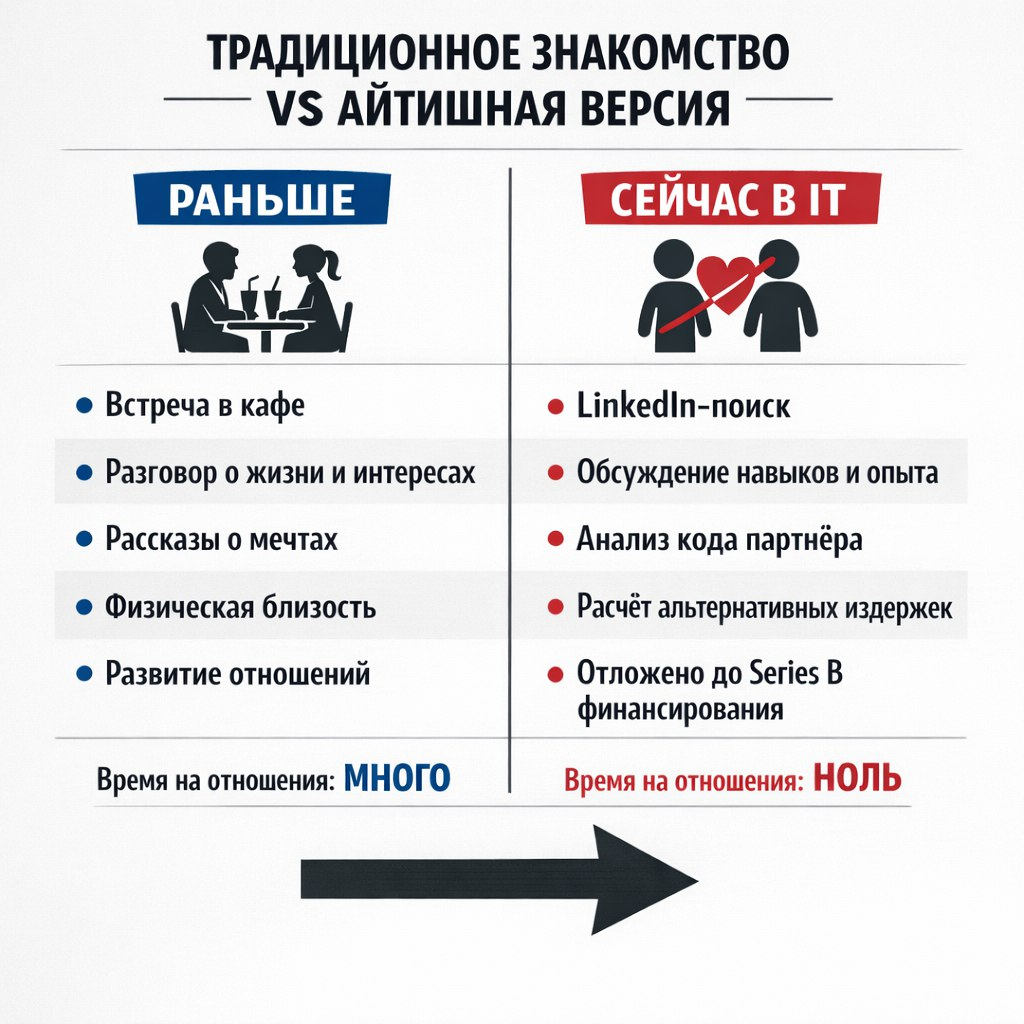 ТРАДИЦИОННОЕ ЗНАКОМСТВО VS АЙТИШНАЯ ВЕРСИЯ