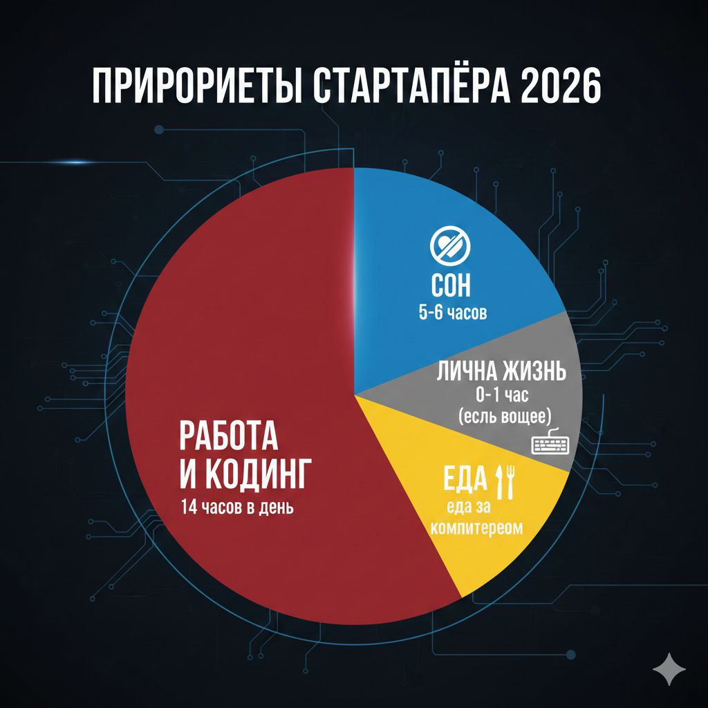КАК АЙТИШНИК РАСПРЕДЕЛЯЕТ СВОЁ ВРЕМЯ