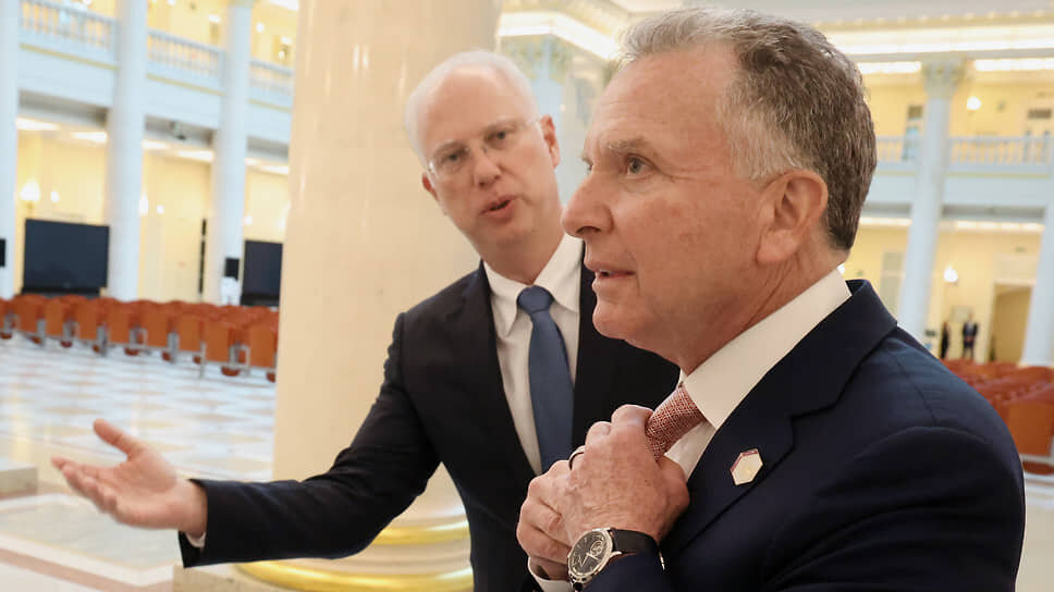 Спецпредставитель президента России Кирилл Дмитриев (слева) и спецпосланник президента США Стив Уиткофф.📷Фото: пресс-служба президента РФ