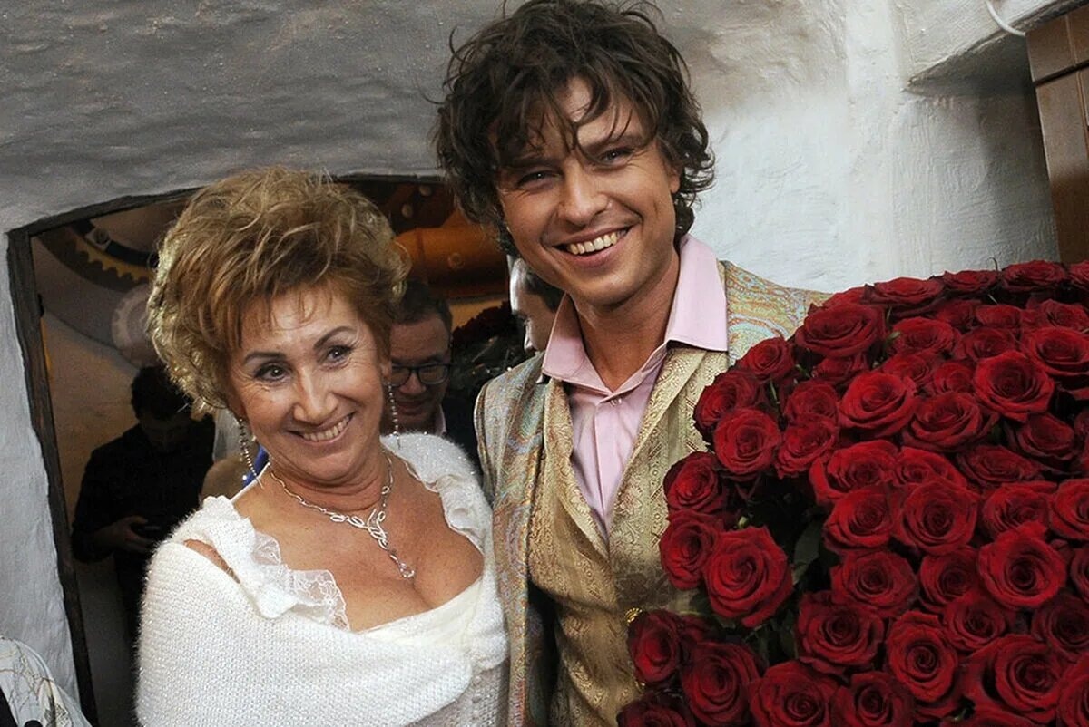 Лариса Копенкина и Прохор Шаляпин. Свадебное фото