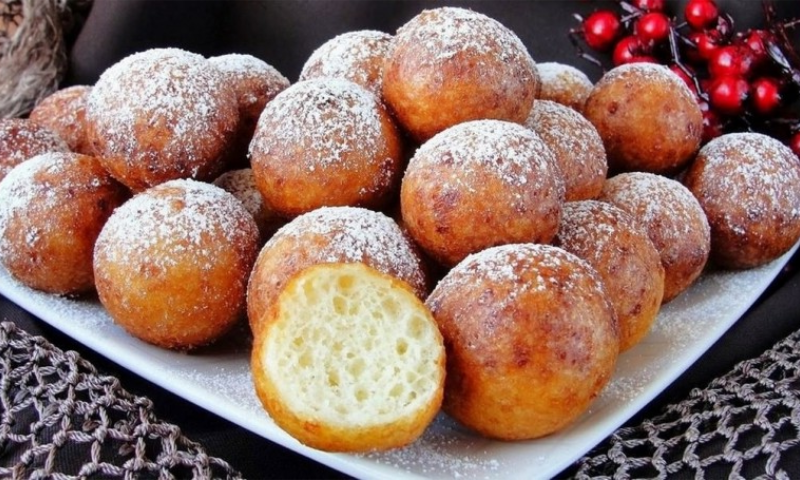 Пончики из творога