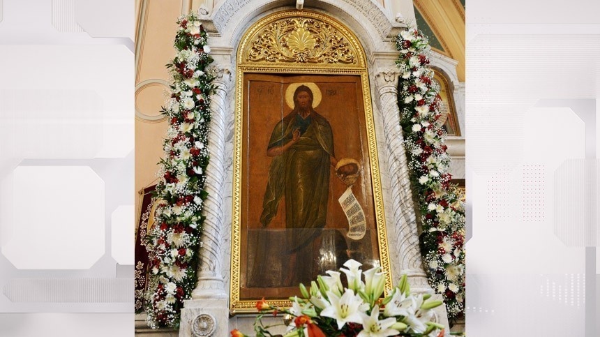 Икона Иоанна Предтечи в Иоанно-Предтеченском монастыре г. Москвы.Сергей Власов / patriarchia.ru