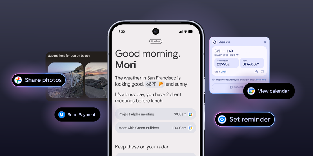 Смартфоны Google Pixel 10 станут умнее — ИИ внутри начнет напоминать о билетах