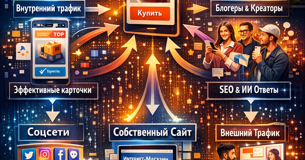 Тренды ВБ и Озон 2026. Трафик на и каналы продаж