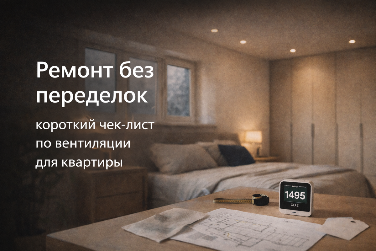 Приточная вентиляция: свежий воздух, фильтрация и контроль CO2 в квартире и доме