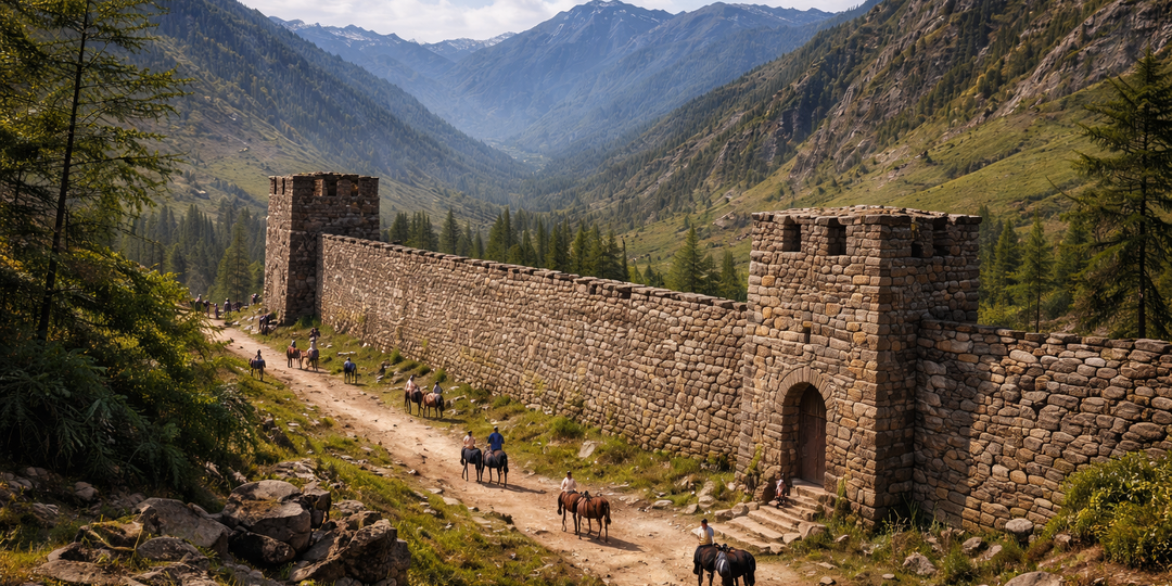 В Сибири обнаружена гигантская стена, сравнимая с Великой Китайской