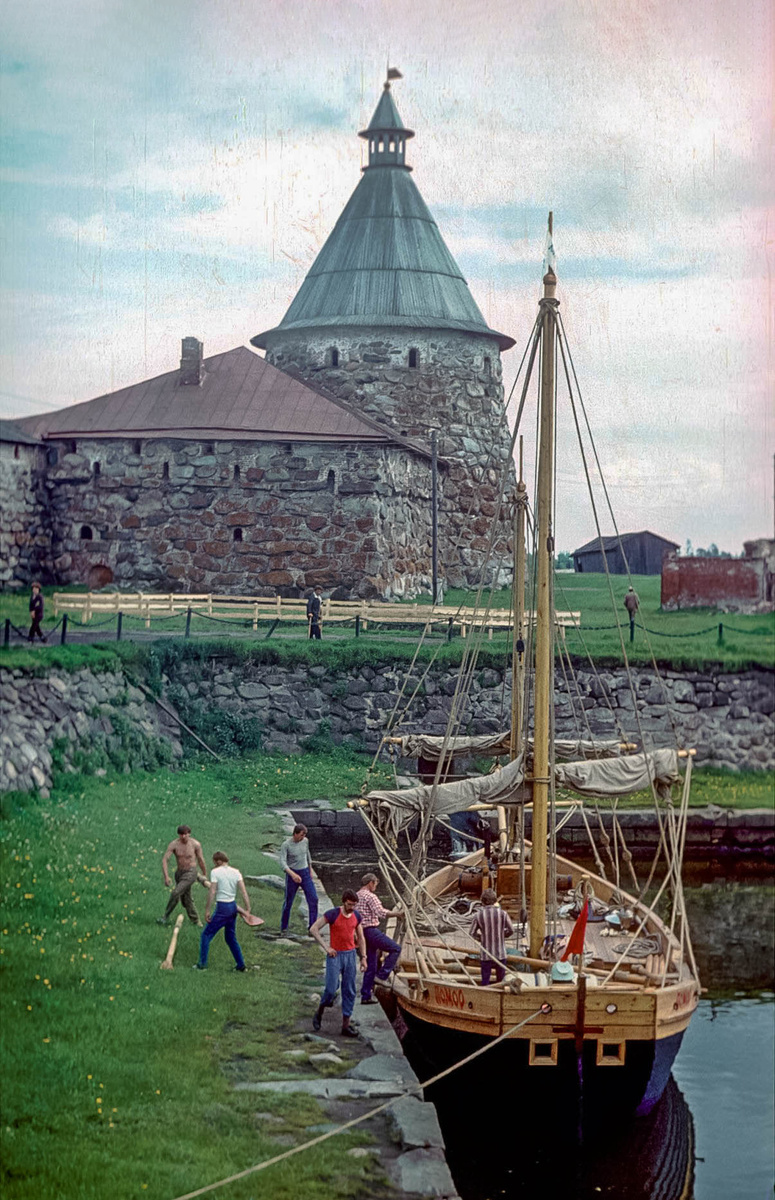 1987 год - Коч Помор на Соловках