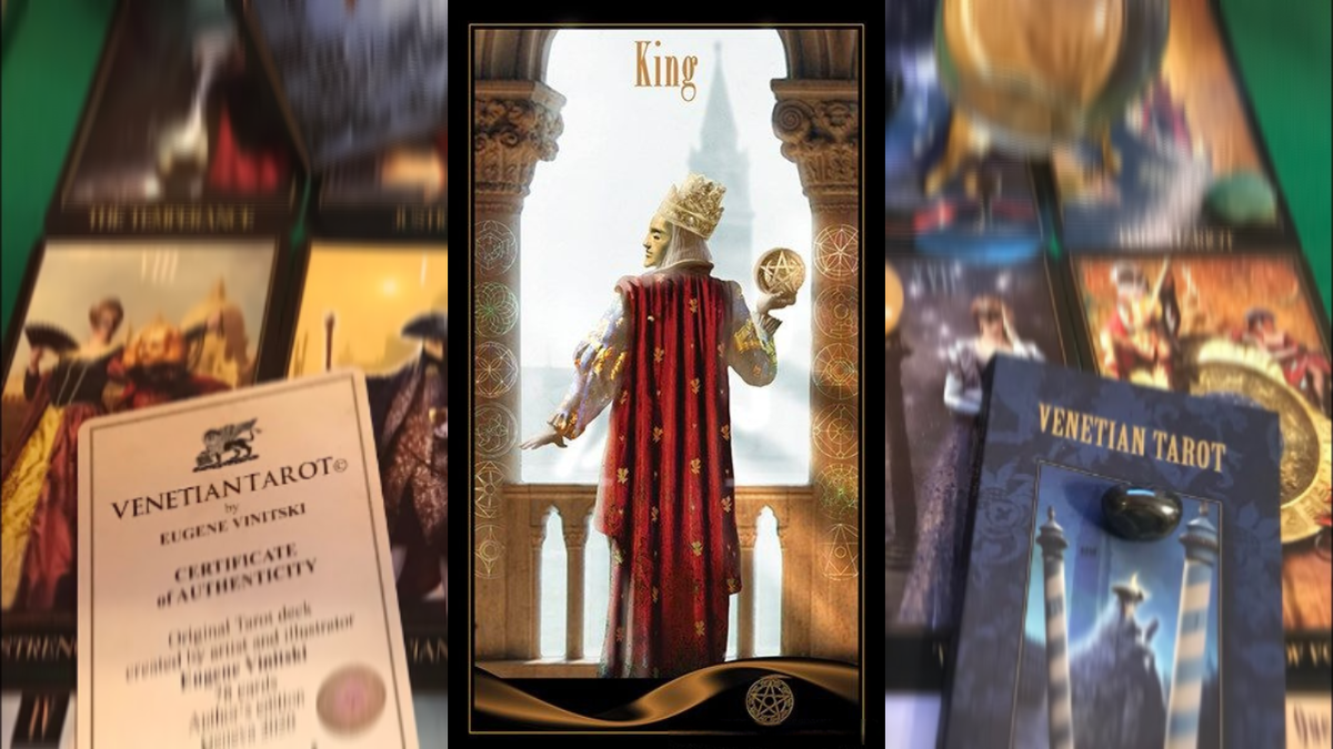 Король Пентаклей. Photo «Venetian Tarot» Eugene Vinitski