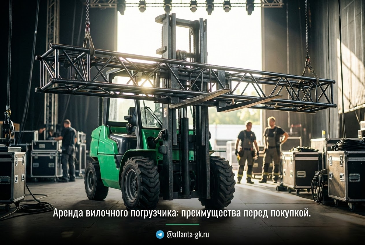    Вилочный погрузчик на аренде Atlanta-gk