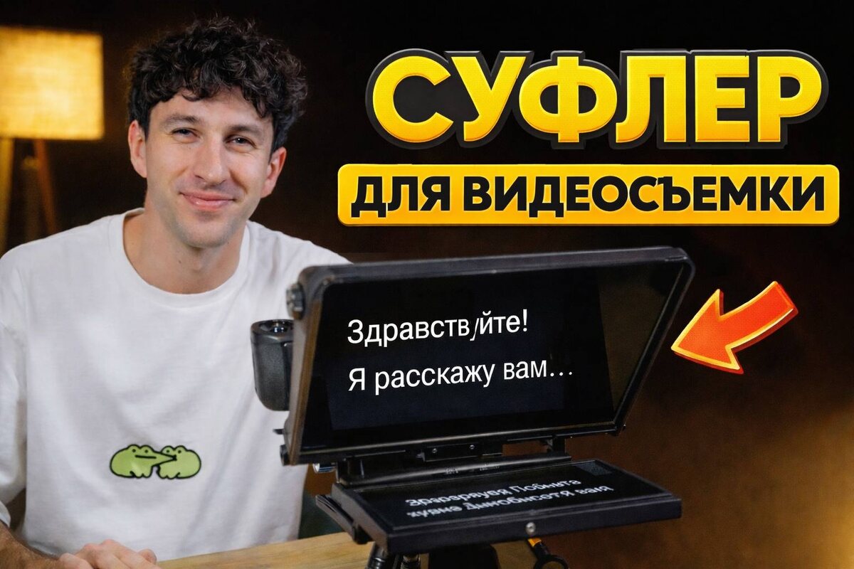 Телесуфлёр для видеосъемки