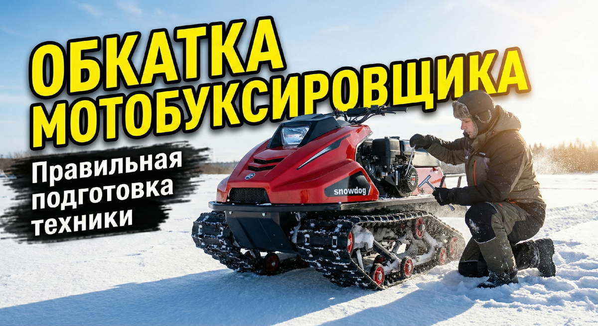 Правильная обкатка мотособаки