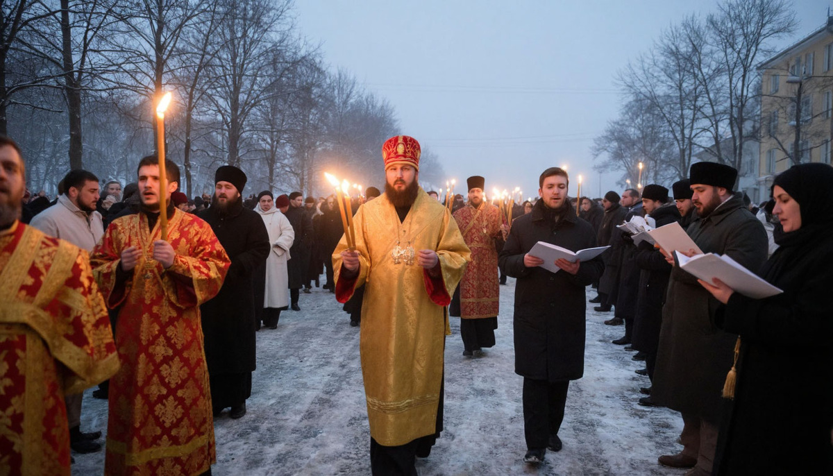 С Крещением!