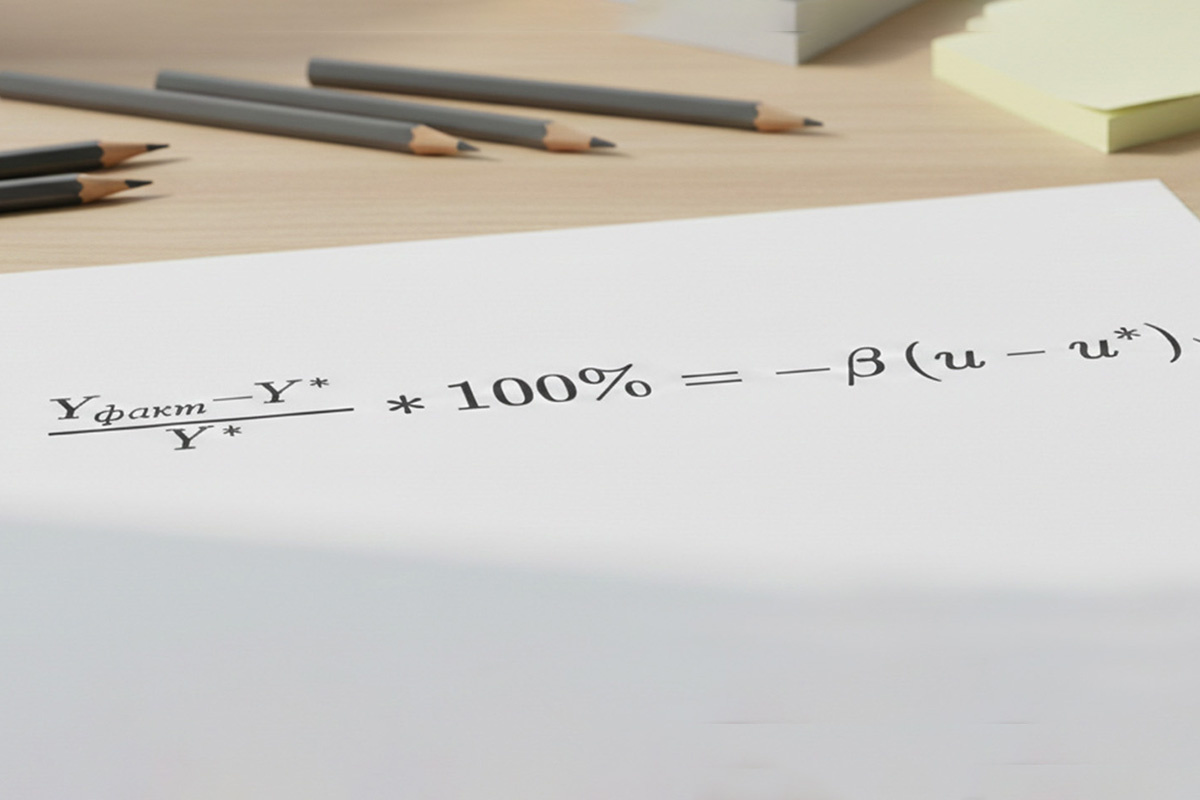 РБК Life📷Y — фактический и потенциальный ВВП, u — фактическая и естественная безработица, β — коэффициент Оукена, рассчитываемый для каждой национальной экономики