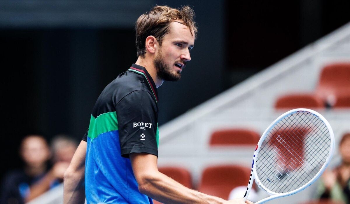     Российский теннисист Даниил Медведев. Источник: rbc.ru Автор фото: Пресс-служба China Open