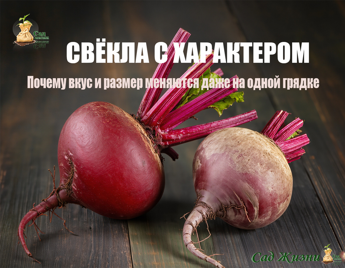 Почему свёкла с одной грядки — сладкая и крупная, а с другой — мелкая и «землистая»