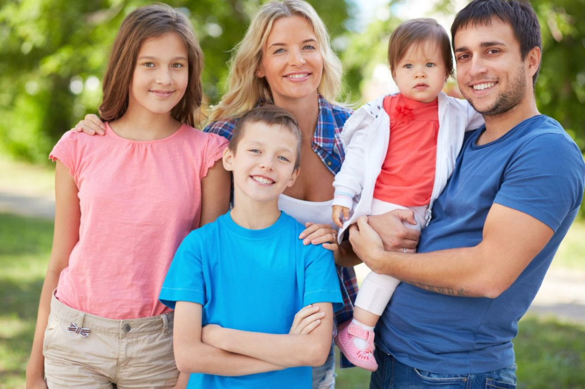 Фото: Многодетная семья