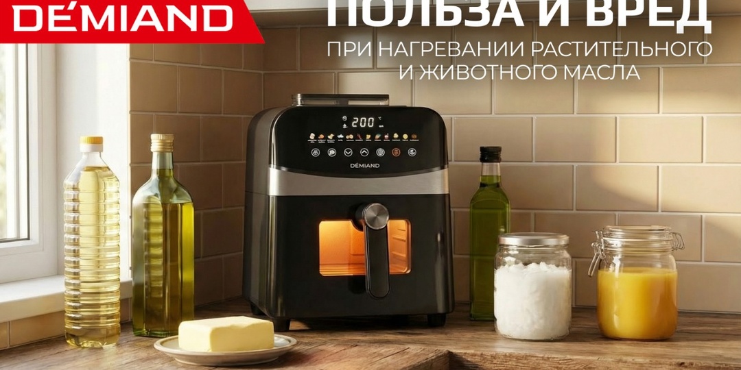 Польза и вред при нагревании растительного и животного масла