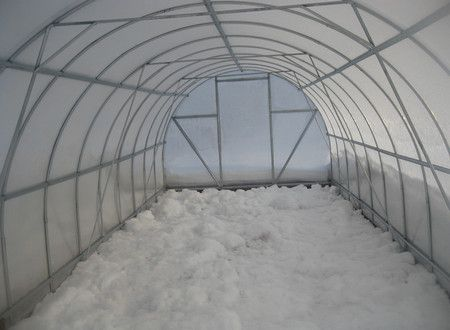 Снежное одеяло для теплицы: когда оно во благо, а когда во вред?
