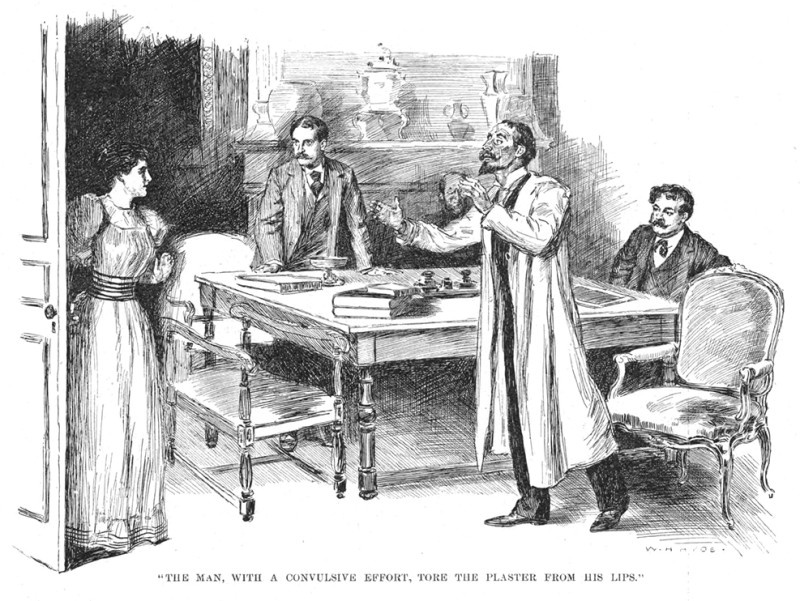 Уильям Генри Хайд. Иллюстрация к рассказу Артура Конан Дойла "Случай с переводчиком. 1893