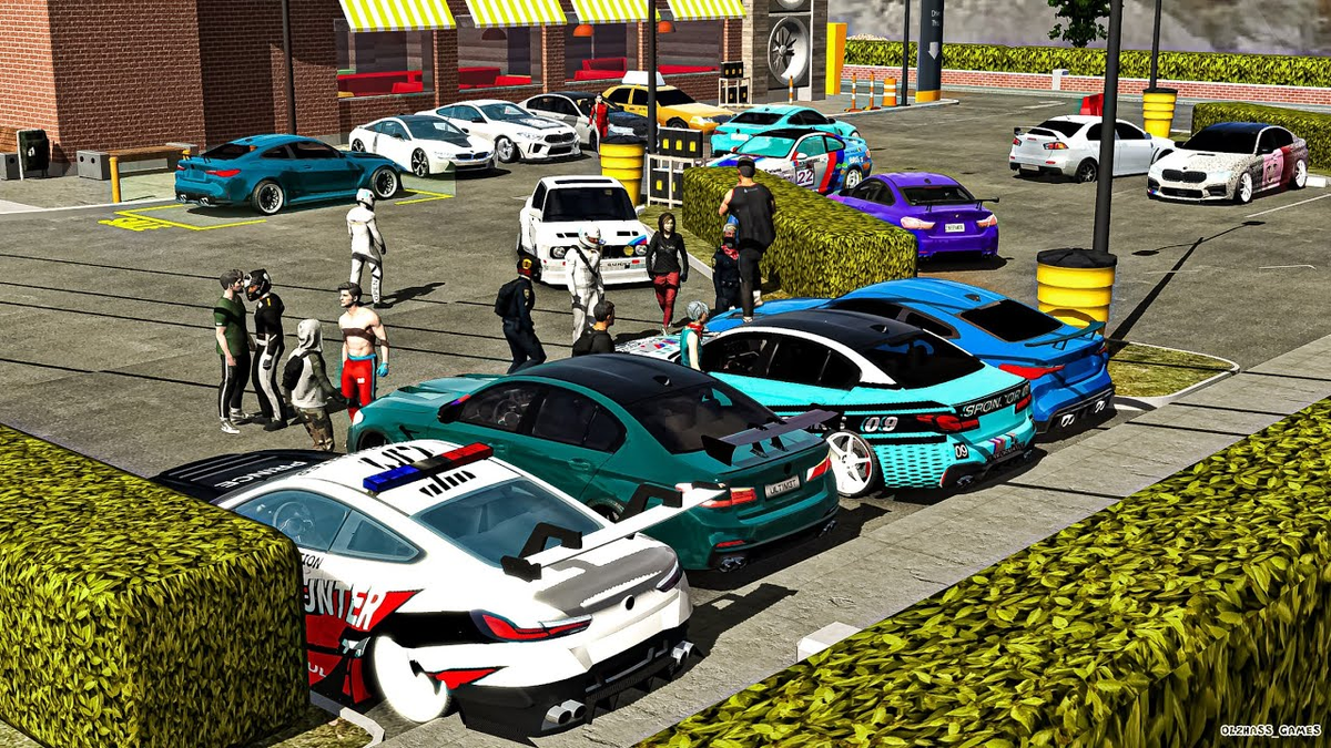 мобильная игра с элементами симулятора вождения и многопользовательских соревнований car parking simulator