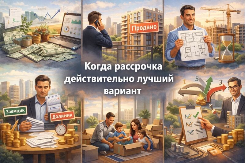 Рассрочка от застройщика — это не просто удобный платёж, а финансовый инструмент со своей логикой, сроками и рисками. Понимание этих нюансов позволяет покупать жильё спокойно и осознанно.