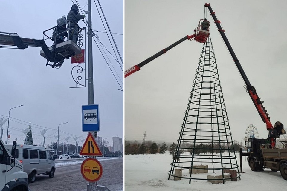    В Мариуполе за неделю отремонтировали более 5,7 км сетей уличного освещения. Фото: ТГ/Кольцов