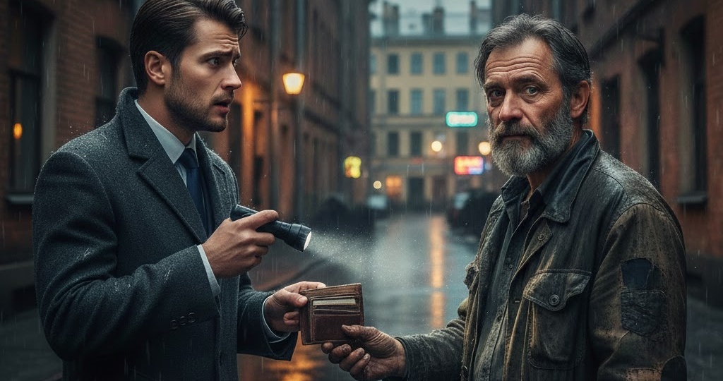 Бомж вернул бизнесмену потерянный кошелек с крупной суммой. Бизнесмен отблагодарил его так, что все рыдали.