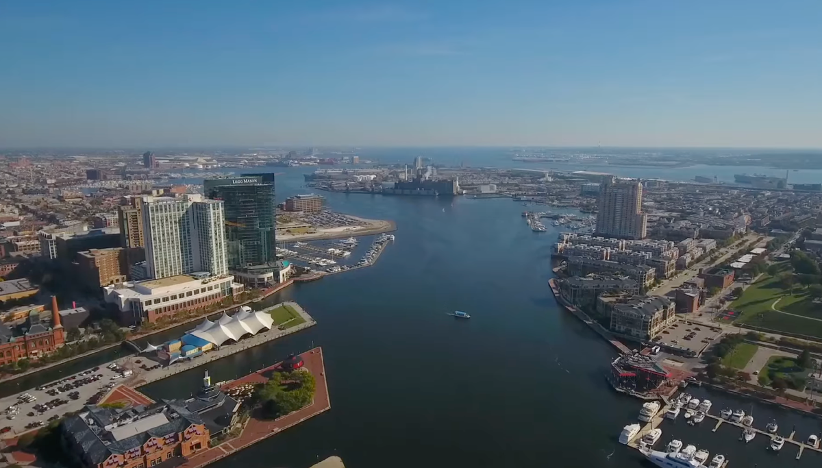 Вид на город