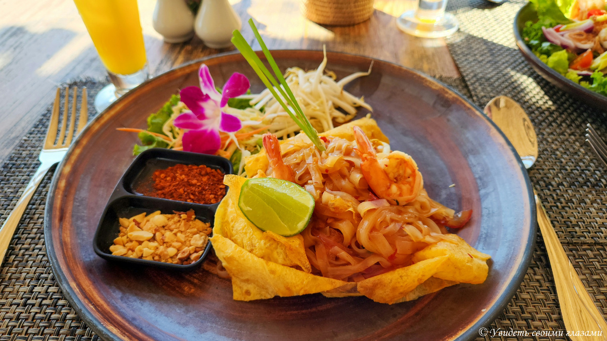 Пад-тай с креветками