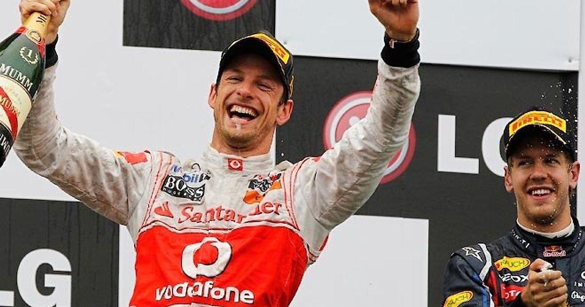 Дженсон Баттон выиграл гонку на Гран-При Канады в 2011 году.Вы Выступал за Макларен с 2010 по 2017 годы