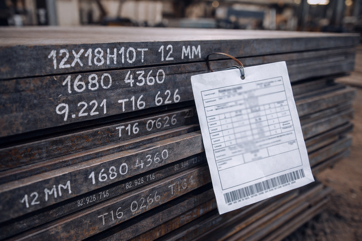 Входной контроль: прежде чем резать металл, нужно убедиться, что он соответствует заявленным характеристикам.