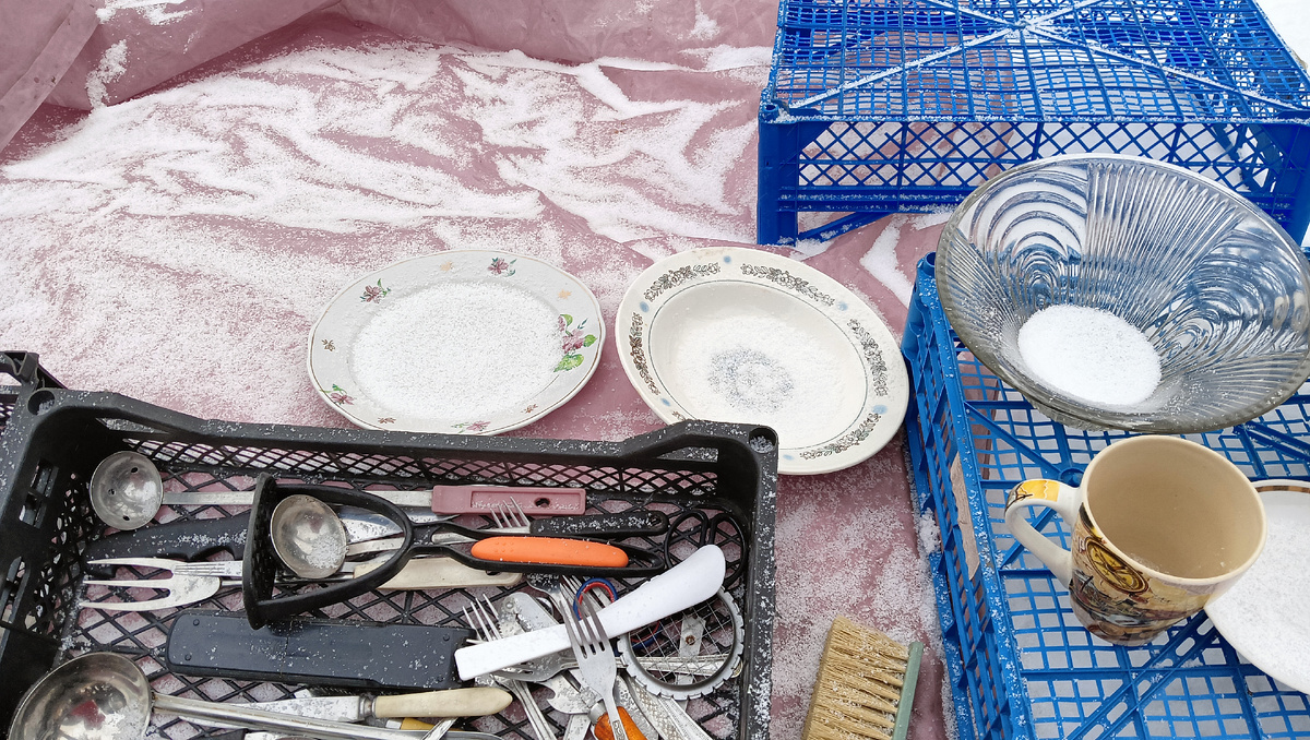 С барахолки на стол: посудная примерка января. Продолжение. Фото автора 