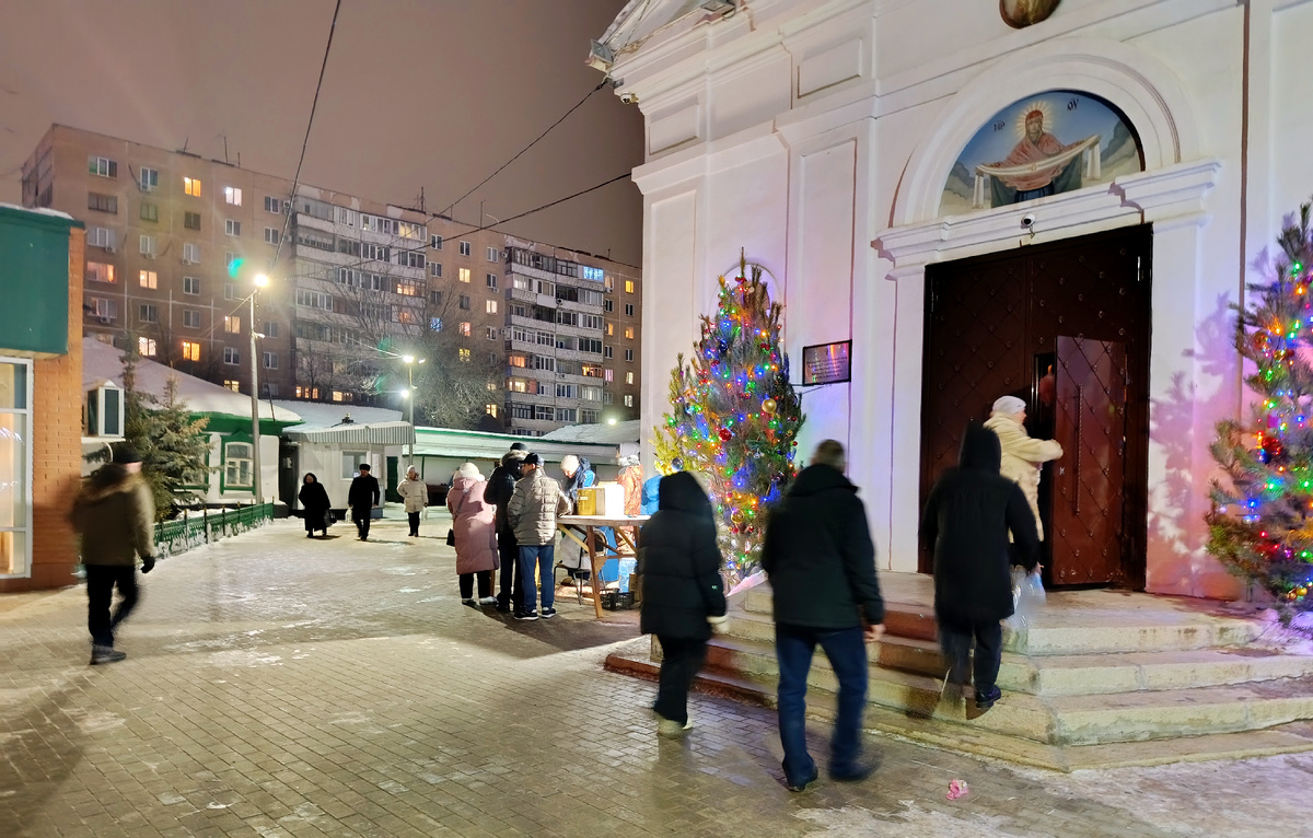 19 января 2026 года. Крещение Господне. Оренбург. Никольский кафедральный собор. 