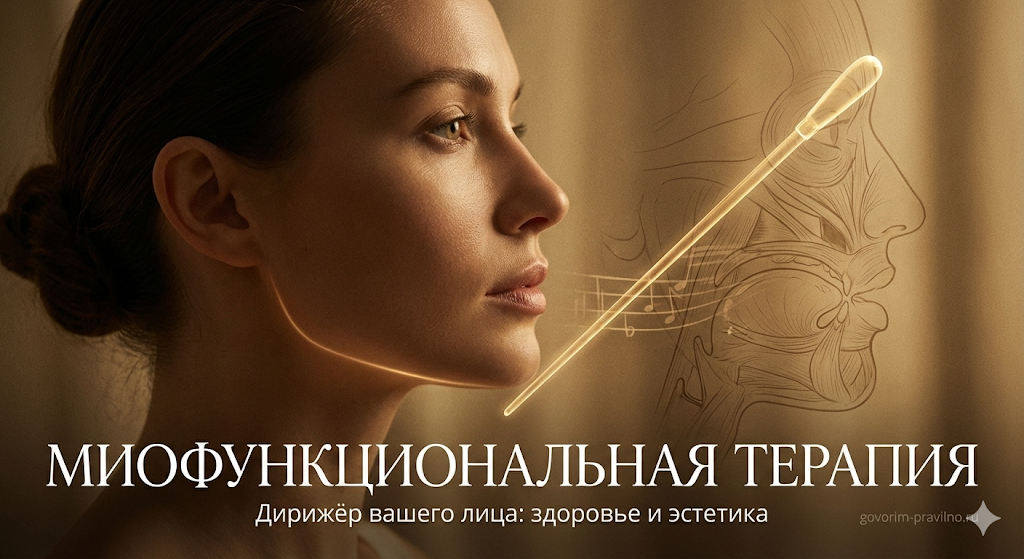 Миофункциональная терапия -  это «дирижёр» вашего лица