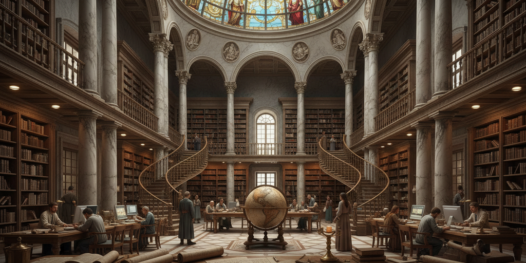 Библиотека, которая не сгорела: Мир, где знания Античности сохранились